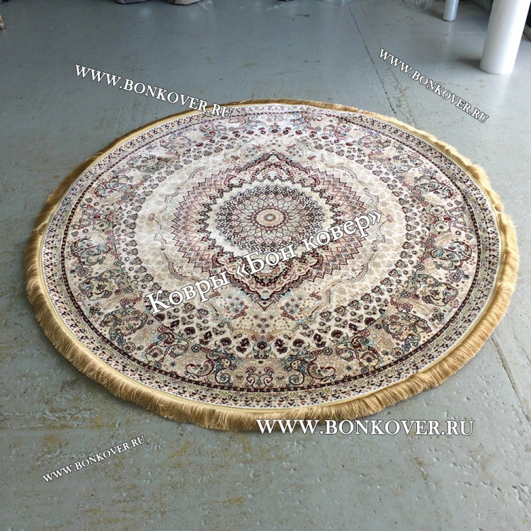 Круглый Ковер Для Гостиной Мдеальон Дизайн 30340