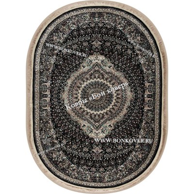 Овальный Ковер с Восточным Узором Медальон Арт 30344