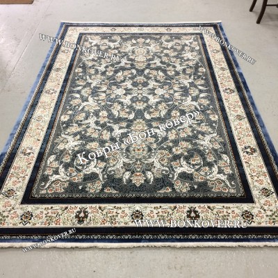 Турецкий Ковер Для Гостиной Дизайн 30568 Синий