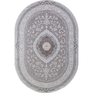 Ковер Armina 03874A BLUE / BLUE Овал